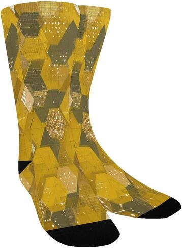 جوارب ريترو سداسية للمشي لمسافات طويلة - جوارب شتوية حرارية سميكة دافئة للأولاد والبنات الصغار للمدرسة، والارتداء اليومي والأنشطة الخارجية in Kuwait