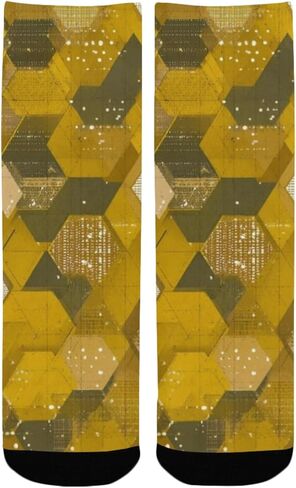 جوارب ريترو سداسية للمشي لمسافات طويلة - جوارب شتوية حرارية سميكة دافئة للأولاد والبنات الصغار للمدرسة، والارتداء اليومي والأنشطة الخارجية in Kuwait