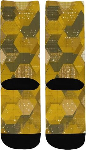 جوارب ريترو سداسية للمشي لمسافات طويلة - جوارب شتوية حرارية سميكة دافئة للأولاد والبنات الصغار للمدرسة، والارتداء اليومي والأنشطة الخارجية in Kuwait