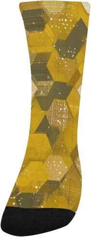 جوارب ريترو سداسية للمشي لمسافات طويلة - جوارب شتوية حرارية سميكة دافئة للأولاد والبنات الصغار للمدرسة، والارتداء اليومي والأنشطة الخارجية in Kuwait