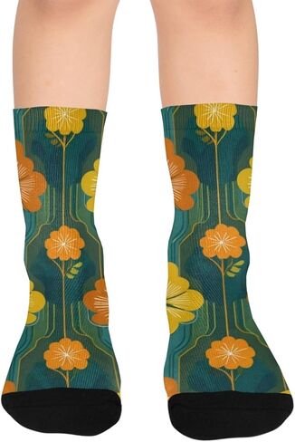 جوارب للتنزه سيرًا على الأقدام من منتصف القرن - جوارب شتوية حرارية سميكة دافئة للأولاد والبنات الصغار للمدرسة، والارتداء اليومي والأنشطة الخارجية in Kuwait