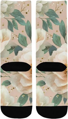 جوارب Blush Peony Blooms للمشي لمسافات طويلة - جوارب شتوية حرارية سميكة دافئة للأولاد والبنات للمدرسة، والارتداء اليومي والأنشطة الخارجية in Kuwait