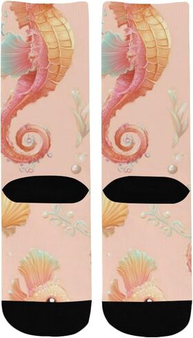 جوارب التنزه سيرًا على الأقدام باللون الوردي الباستيل - جوارب شتوية حرارية سميكة دافئة للأولاد والبنات للمدرسة، والارتداء اليومي والأنشطة الخارجية in Kuwait