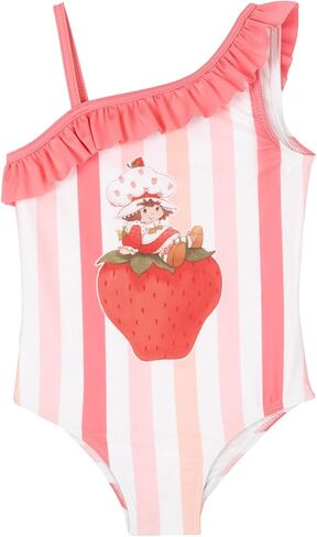 Strawberry Shortcake Girls One Piece Bathing Suit UPF 50+ Toddler to Big Kid Sizes (2T - 10-12) in Kuwait