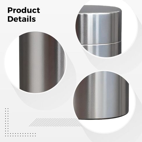 Keychain Dose Box: 20 Ml Waterproof Stainless Steel Case For Travel, Holds Capsules in Saudi Arabia