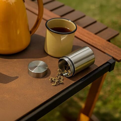 Keychain Dose Box: 20 Ml Waterproof Stainless Steel Case For Travel, Holds Capsules in Saudi Arabia