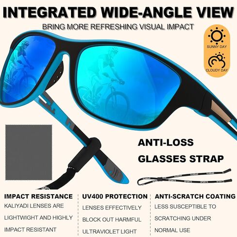 JATEBI 3 Pack Polarized Sports Sunglasses for Men Women Mens Sunglasses Wrap Around UV Protection for Cycling Fishing Driving in Saudi Arabia