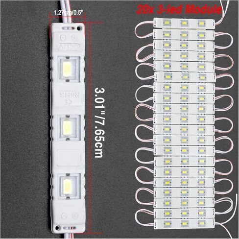 60 مصابيح LED داخلية 12 فولت LED وحدة إضاءة داخلية للشحن شاحنة مقطورة مغلقة in Saudi Arabia