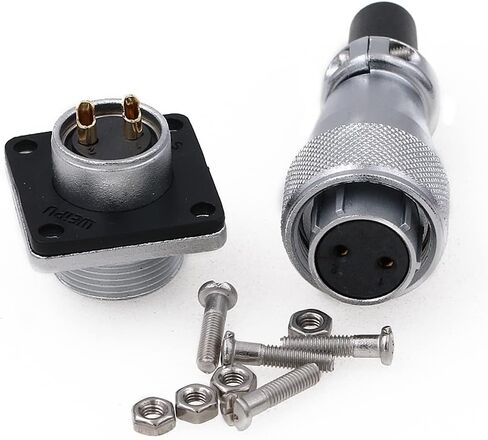 WEIPU WS20 3Pin 25A Waterproof IP67 Aviation Connector Panel Mount Electrical Power Metal Thread AC DC Industrial Power Connector in Saudi Arabia