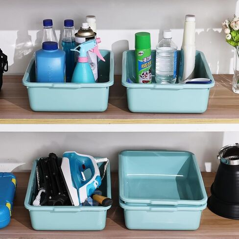 كيدريم 5 عبوات 8 لتر حوض استحمام، أحواض غسيل بلاستيكية، أخضر نعناعي in Kuwait