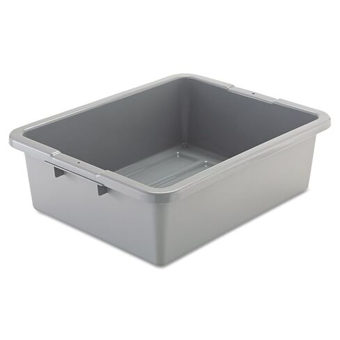 Rubbermaid Commercial Products Standard Bus/Utility Box, 7.125 Gal, Gray, Pack of 6 in Saudi Arabia