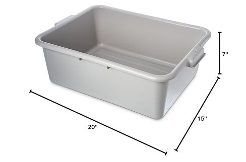 منتجات Carlisle FoodService 4401123 صندوق حافلة / صندوق حمل مريح، بعمق 7 بوصات، رمادي in Saudi Arabia