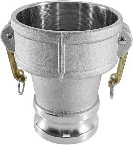 Replace CAM-4030-DA DA4030 Aluminum Camlock 4" Female x 3" Male Reducer Adapter, Camlock Fittings Type DA Groove Reducing Hose Fitting in Kuwait