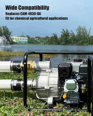 Replace CAM-4030-DA DA4030 Aluminum Camlock 4" Female x 3" Male Reducer Adapter, Camlock Fittings Type DA Groove Reducing Hose Fitting in Kuwait
