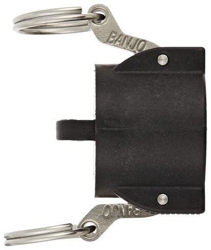 بانجو 150CAP تركيب كامة وأخدود من مادة البولي بروبيلين، غطاء غبار، قارنة توصيل أنثى 1-1/2 بوصة in Kuwait