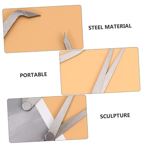 PRETYZOOM 4Pcs Steel Joint Calipers for Internal and External Measurement Shaping Sculpture Gauge Tools with Firm Joints Portable Lightweight Metal Caliper for Precise Transfer in Saudi Arabia