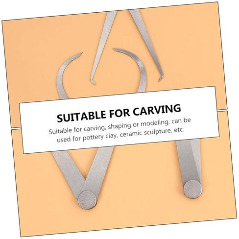 PRETYZOOM 4Pcs Steel Joint Calipers for Internal and External Measurement Shaping Sculpture Gauge Tools with Firm Joints Portable Lightweight Metal Caliper for Precise Transfer in Saudi Arabia