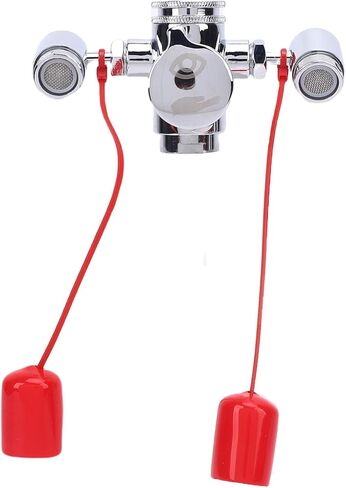 Fabater Faucet Mounted Eyewash Station, Brass 360 Rotatable Nozzle Emergency Eye Wash Kit, Eyewash Station for Sink with 3 Adapters for Laboratory, Factory, Office, Home in Saudi Arabia