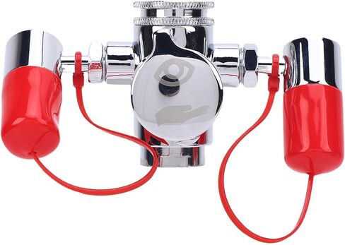 Fabater Faucet Mounted Eyewash Station, Brass 360 Rotatable Nozzle Emergency Eye Wash Kit, Eyewash Station for Sink with 3 Adapters for Laboratory, Factory, Office, Home in Saudi Arabia