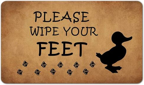 Nobranded Welcome mat(29.5" x 17.7) Non-Slip mat Funny mat Personalized Home Decor mats for in Door Kitchen Entrance Rugs and Mats (Please Wipe Your feet) in Saudi Arabia