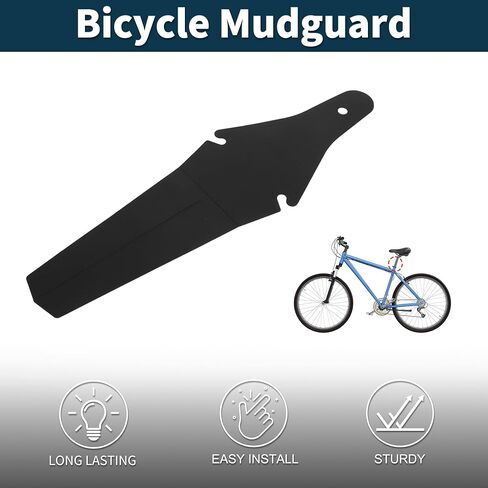 الطريق دراجة MTB دراجة قطعة من الطين الخلفي 12.99 "إدراج مقعد | درابزين الطين الحرس الأسود 1 قطعة in Saudi Arabia