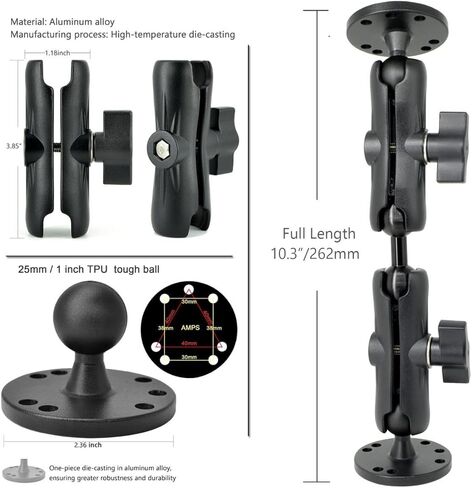 Fish Ball 1 Inch Ball Mount for Marine Fishing Canoe in Kuwait