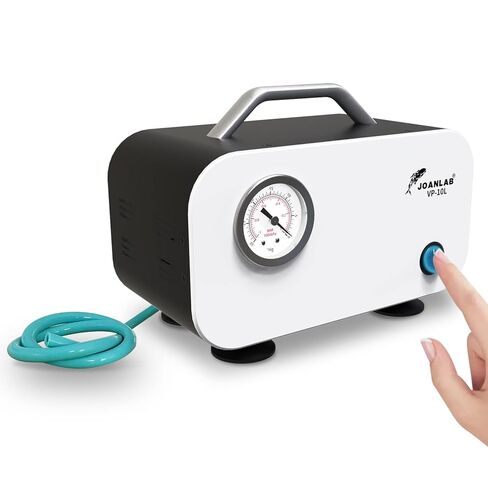 JOANLAB Laboratory Vacuum Filtration Pump Oilless Vacuum Diaphragm Pump with Rubber Tube (30L/min) in Kuwait