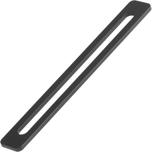 10 Pack 8" x 1" Steel Slotted Flat Mending Plate, 3/8" Slot Hole Adjustable Metal Plate, 5/32" Thick in Kuwait