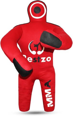دمية Bestzo Kids MMA Grappling Dummy - مصارعة قماشية غير مملوءة وشريك تدريب BJJ للكاراتيه والجودو والملاكمة (48 بوصة) in Kuwait