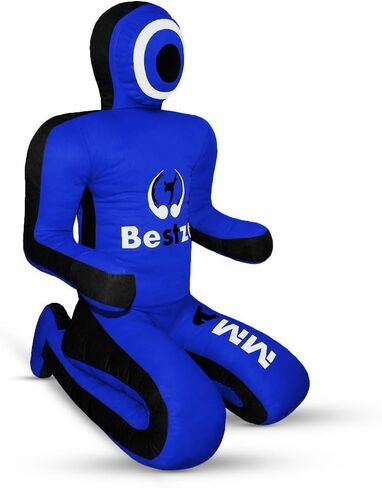 دمية MMA - دمية جيو جيتسو البرازيلية للمصارعة BJJ، دمية رمي حقيبة الجودو للكاراتيه وتدريب الملاكمة باللون الأزرق غير مملوءة in Kuwait