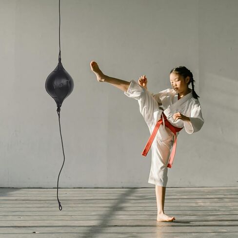 GARVALON Boxing Reaction Ball Double End Speed Punching Ball Pu Material with Pull Rope and Accessories Set for Reflex and Coordination Training at Home in Kuwait