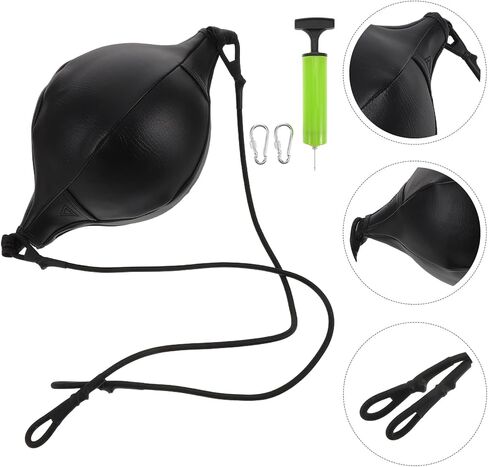 GARVALON Boxing Reaction Ball Double End Speed Punching Ball Pu Material with Pull Rope and Accessories Set for Reflex and Coordination Training at Home in Kuwait