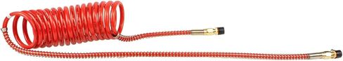 15' RED AND BLUE COIL COILED AIR LINE HOSE SET - TRAILER BRAKE - 1/2" Fittings in Saudi Arabia