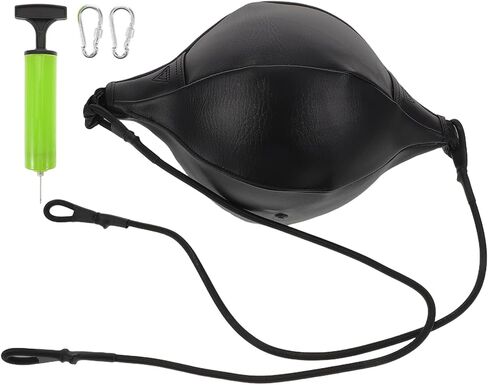 Luxshiny Boxing Speed Training Ball Double End Pu Punching Bag Set with Pump, Needle Hook for Home Reflex and Coordination Martial Arts Workout in Kuwait