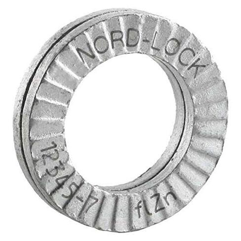 Nord-Lock، 1523، غسالة القفل، مسمار 5/16، فولاذ، PK20 in Kuwait