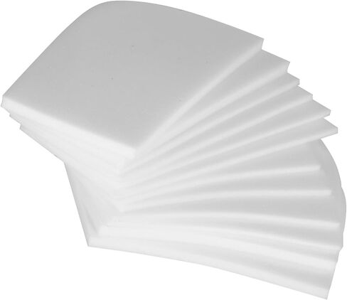 Shock-Absorbing Memory Foam Saddle Pad Inserts - Adjustable Fit for Horseback Riding Comfort, Equestrian Performance, 12-Pack White in Kuwait