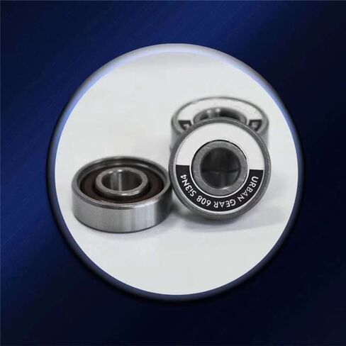 16 قطعة زلاجات سرعة مضمنة احترافية تحمل Si3N4 سيراميك أسود 608 محامل عالية المستوى in Kuwait