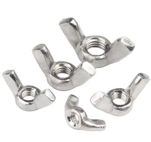 M5-0.8 Wing Nuts, M5 304 Stainless Steel Wing Nuts Fasteners Parts Butterfly Nut, Bright Finish, Full Thread,20Pcs in Kuwait