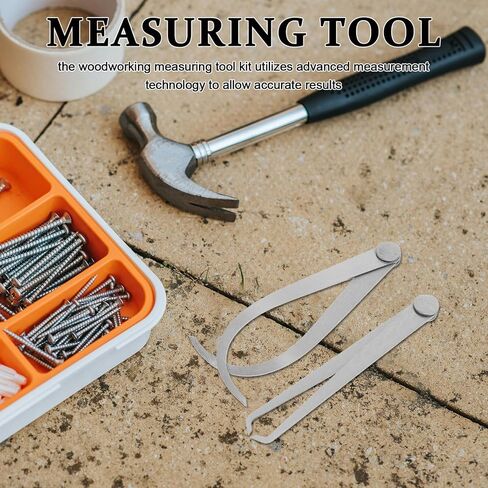 Mipcase Accurate Internal External Caliper Gauge for Woodworking and Metalworking Rust-Resistant Measuring Tool for Carving Sculpting Pottery and Luthiers Compact Portable Calipers for in Saudi Arabia