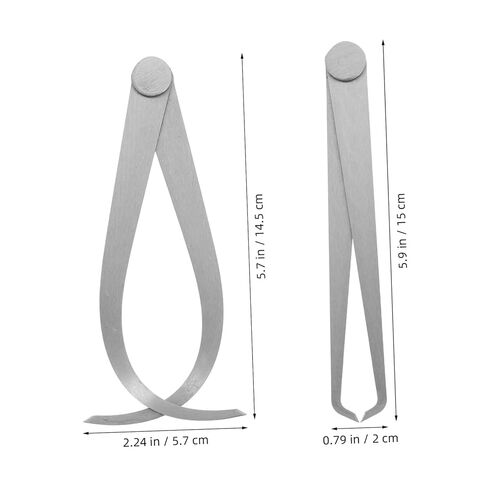 Versatile Internal External Caliper Measuring Tool for Woodworking Metalworking Sculpting Pottery Modeling with Rust-Resistant Coating High Precision Curved Calipers for Accurate in Saudi Arabia