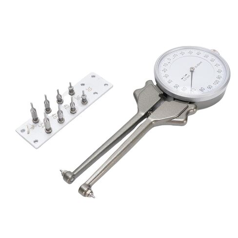 Internal Caliper Gage Set, Clear Pointer Reading, Accurate Measurement, 8 Replacement Heads, Aluminium Alloy in Kuwait