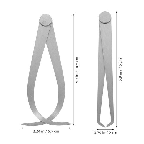 Caliper Gauge Measuring Instrument for Woodworking Sculpting Metalworking Pottery Clay Craft Supply Lightweight Portable Depth Gauge Tool for Luthiers and Lathe Accessories in Saudi Arabia