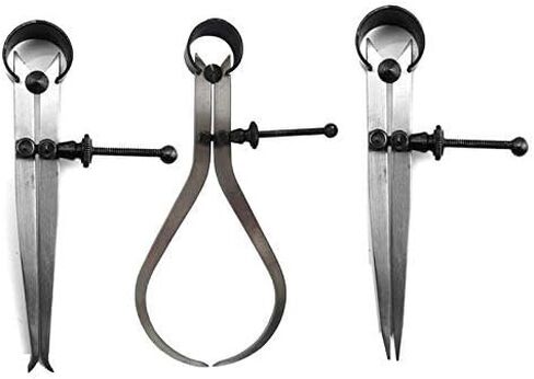 New Spring Caliper 10" / 250mm - 3 Piece Set Inside Outside Divider in Kuwait