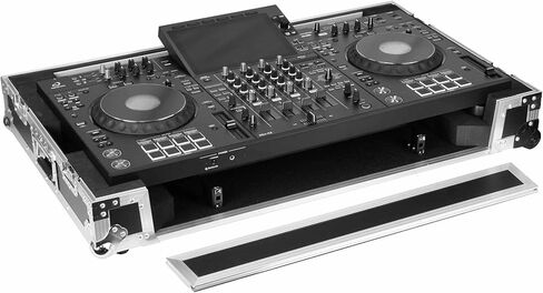 حافظة بغطاء شفاف بتأثيرات الطيران LED من Odyssey AlphaTheta XDJ-AZ 1U مع عجلات in Saudi Arabia