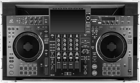 حافظة بغطاء شفاف بتأثيرات الطيران LED من Odyssey AlphaTheta XDJ-AZ 1U مع عجلات in Saudi Arabia