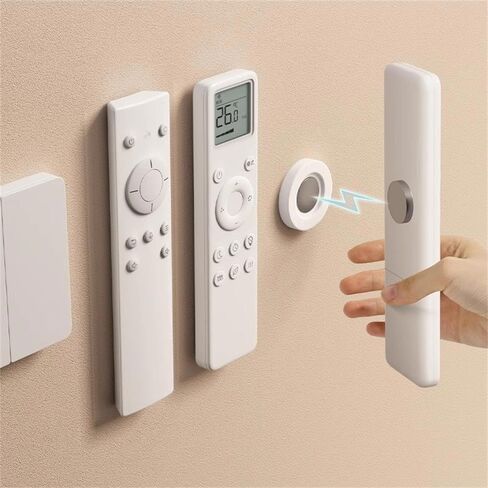 6-Pack Magnetic Remote Control Holder, Wall Mount Storage Organizer for TV, Fan, Air Conditioner in Saudi Arabia