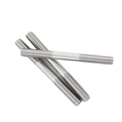 Double End Threaded Stud Screw Bolt M8 M10 M12 M16 304 Stainless Steel Double Head Bolt Threaded Rod Bolts Extended Length Screw(60mm,M10-1pcs) in Saudi Arabia
