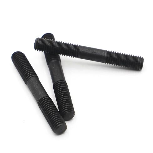 Double End Threaded Stud Screw Bolt M8 M10 M12 Grade 8.8 Steel GB901 Rod Double Thread Stud Screw Bolt(50mm,M12 1pc) in Saudi Arabia