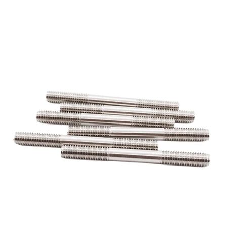 Double End Threaded Stud Screw Bolt 10-20PCS M4 M5 M6 Stainless Steel End Threaded Screw Headless Double Thread Studs Bolt(110mm,20pcs M5) in Saudi Arabia