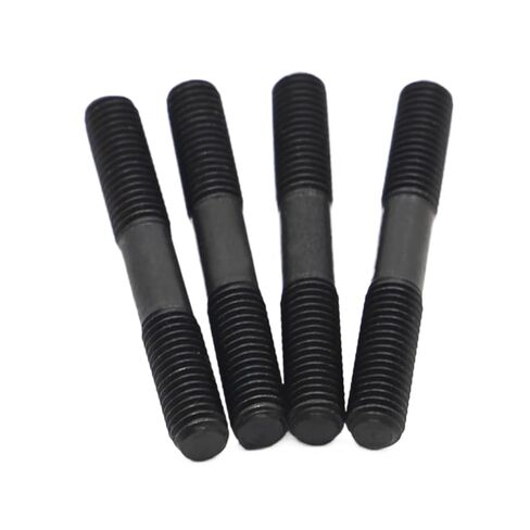 Double End Threaded Stud Screw Bolt M8 M10 M12 Grade 8.8 Carbon Steel Rod Double Thread Screw Stud Bolt GB901(140mm,M8 1pc) in Saudi Arabia